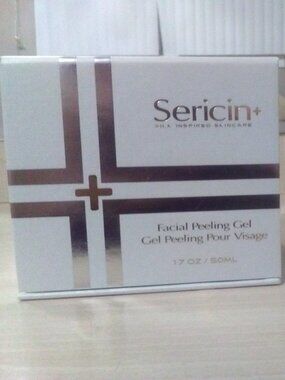 SERICIN+ FACIAL PEELING GEL-SILK INSPIRED SKINCARE- 1.7 fl oz / 50 ml-NEW-SEALED
